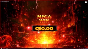 Tampilan utama slot Bloodforge Requiem dengan tema pandai besi fantasi gelap dan api